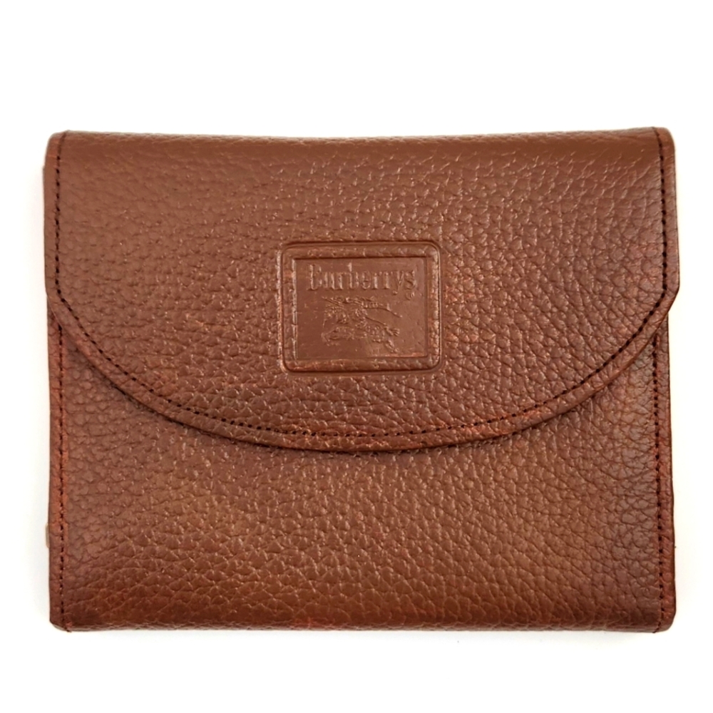 BURBERRYS EUC Vintage Leather Wallet